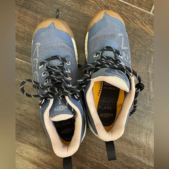 Keen Women's NXIS EVO Waterproof Shoe Vintage Indigo sz 7